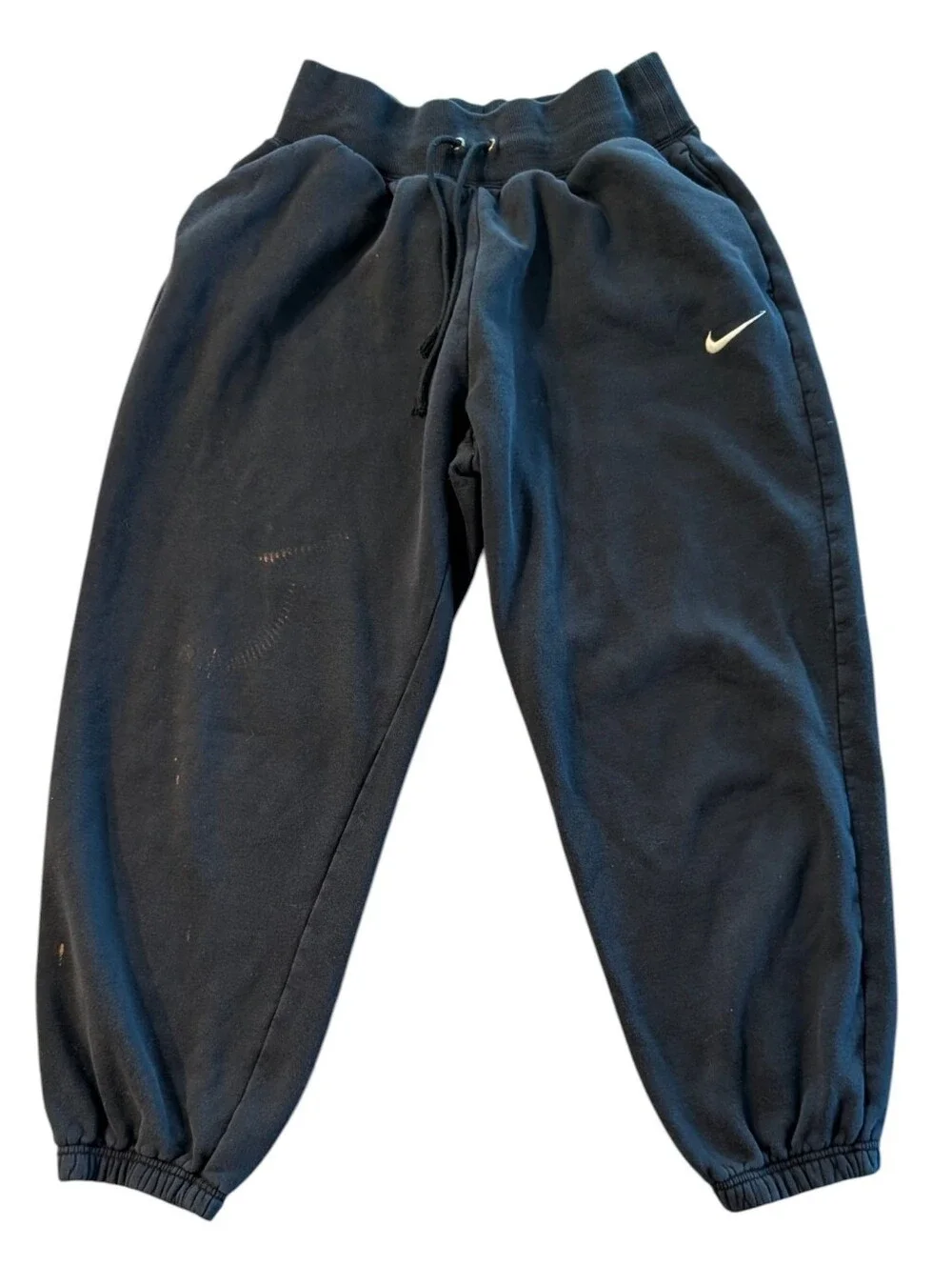 Nike Fleece Sweatpants Bundle Size M Phoenix Oversized High Waist Pin Tuck Black